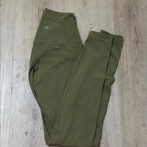 Lululemon Athletica Forest Green Leggings